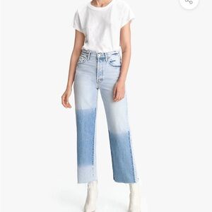 MOTHER RAMBLER ANKLE FRAY JEANS